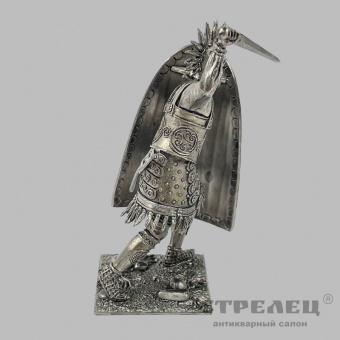 фото — оловянный солдатик «троянский воин 13-14 век до н.э.». гк